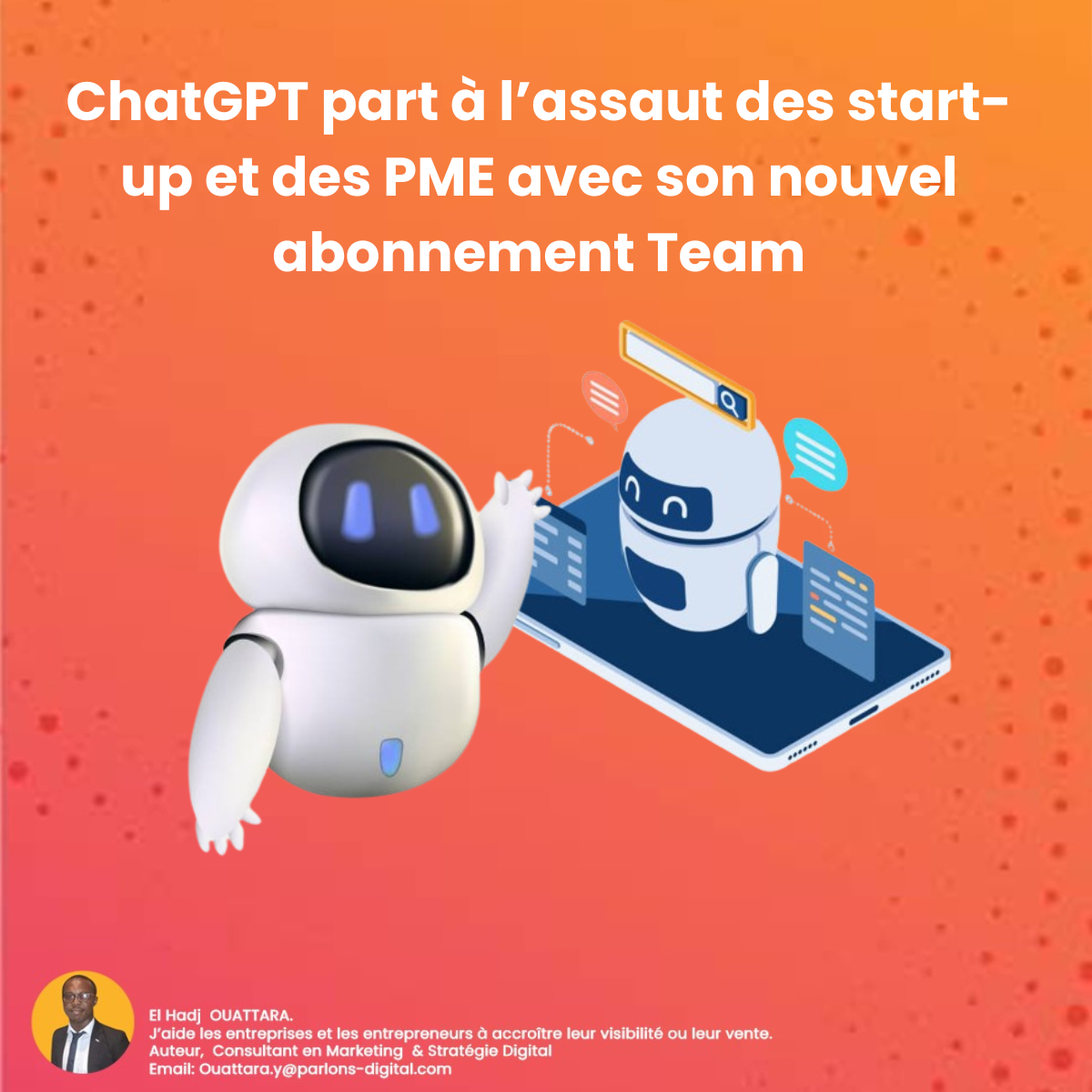 ChatGPT part à l’assaut des start-up et des PME avec son nouvel abonnement Team